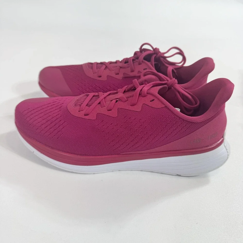 LANE EIGHT Relay Trainer Shoes Mens Size 9 Pink Athletic Running Sneakers RT2104